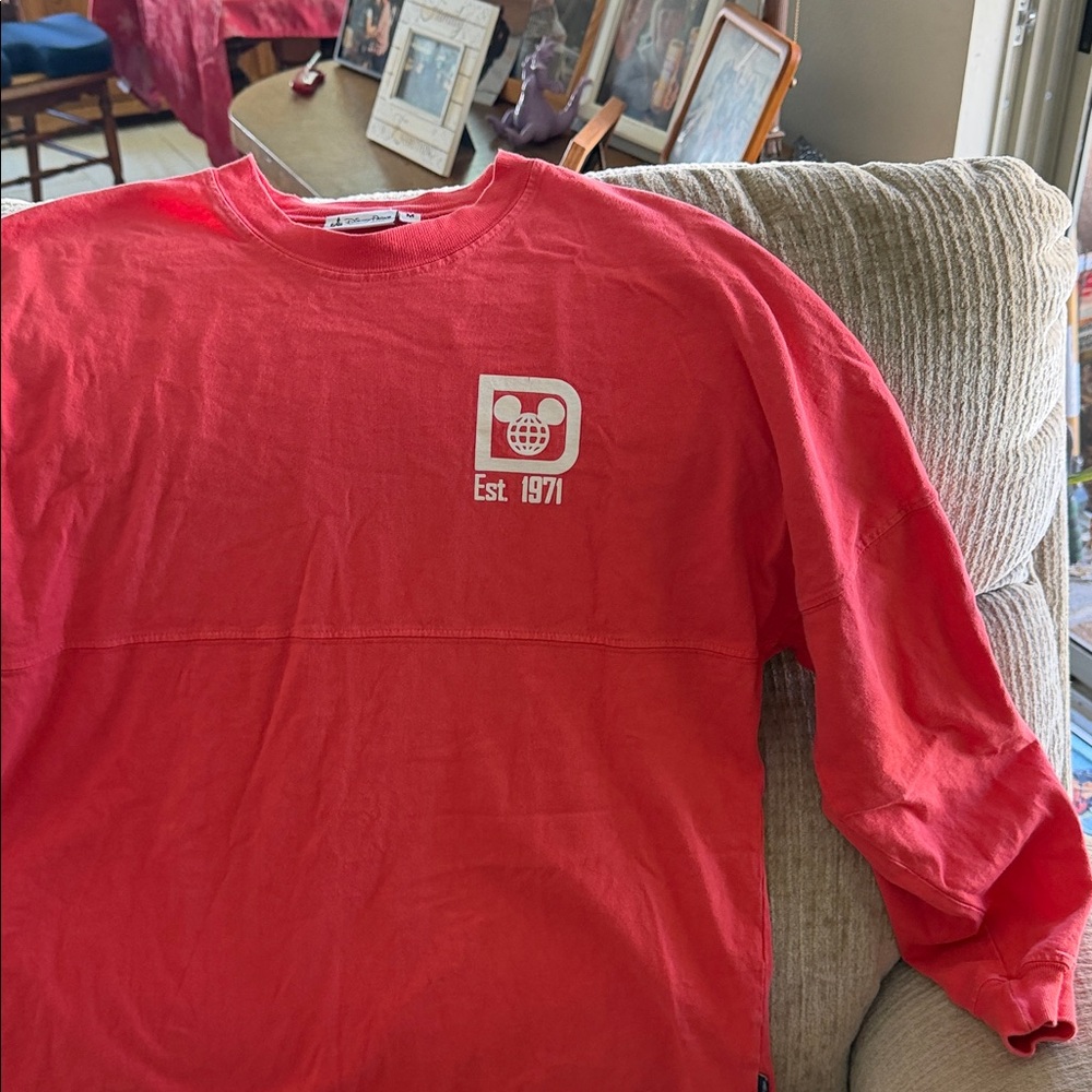 Disney jersey, long sleeve, Walt Disney World size medium